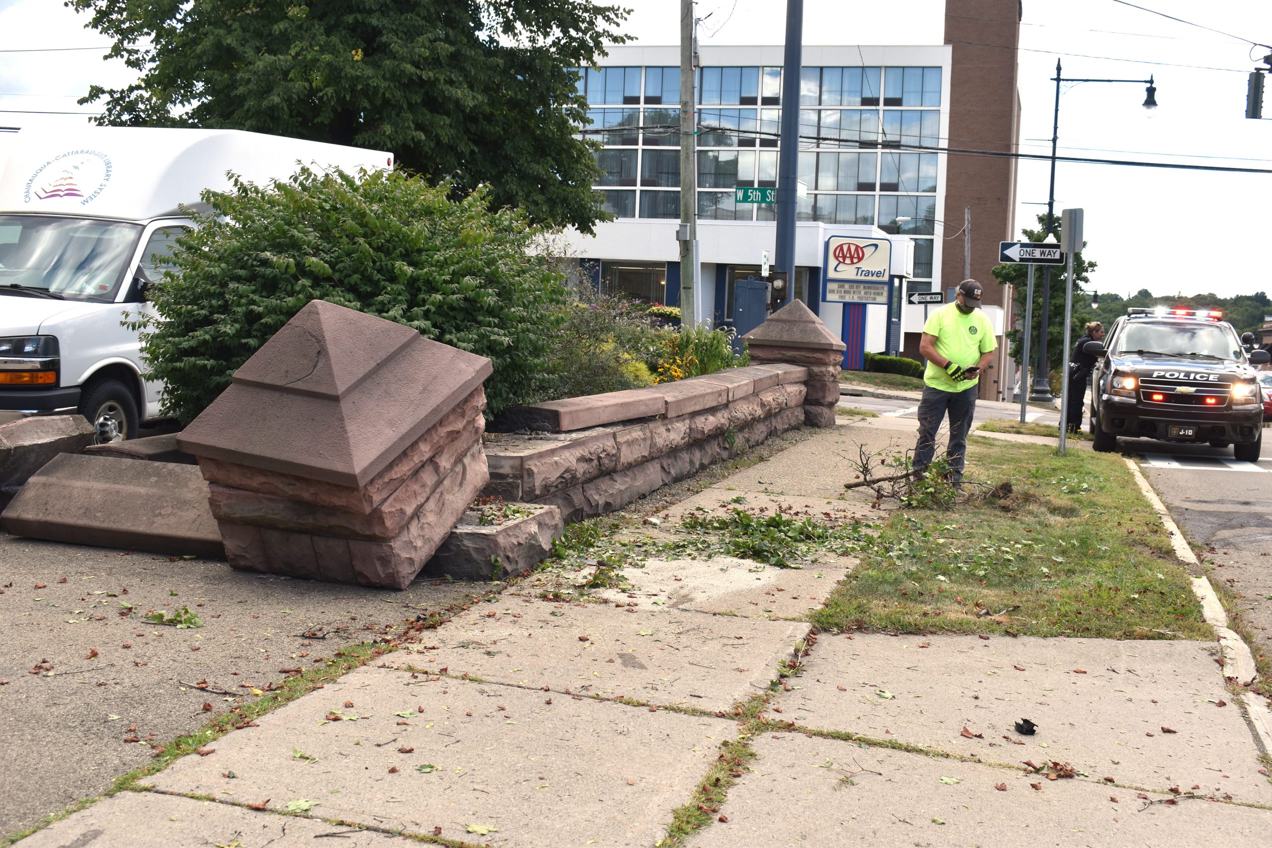 Library Accident Crash Causes Damage At Prendergast Library | News, Sports, Jobs - Post ...